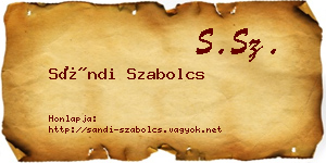Sándi Szabolcs névjegykártya